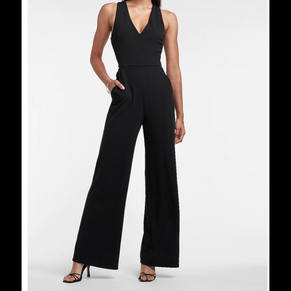 Express Pants - Express Wide Leg Jumpsuit